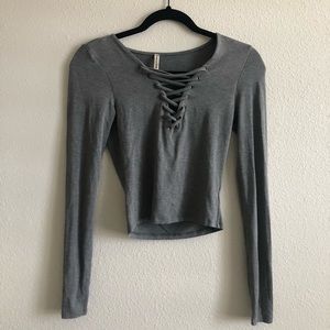 LF long cropped long sleeve
